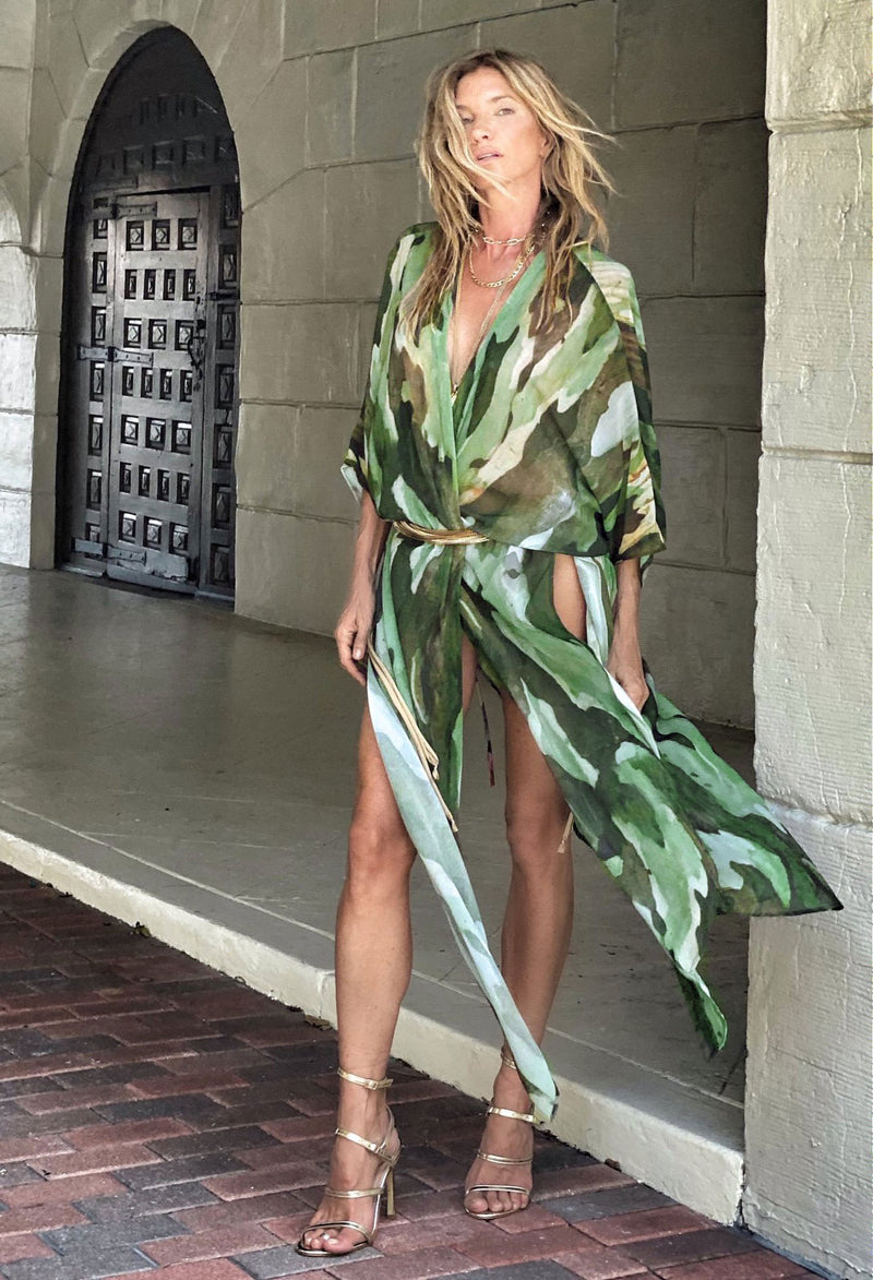 Summer Fun Swimsuit Cover - Up Green